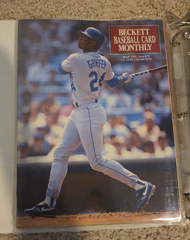 Beckett Baseball Card Monthly March 1991 Issue #72 Ken Griffey Jr. — front