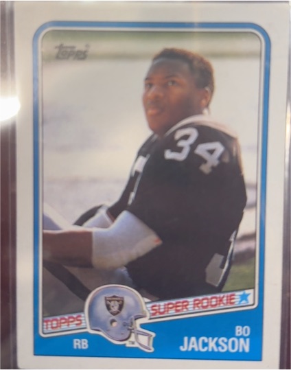 1988 Topps Football #327 Bo Jackson — front