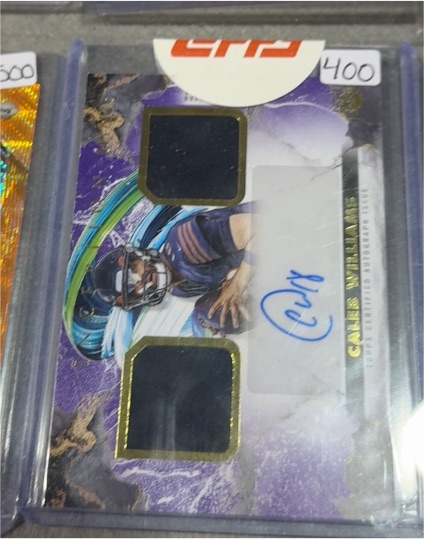 2024 Topps Inception Franchise Foundation Relic Autographs Caleb Williams — front