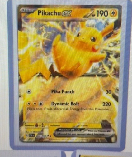 2023 Paldea Evolved #063 Pikachu ex — front