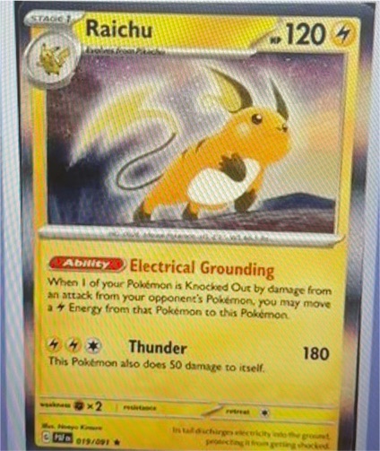 2022 Pokémon Scarlet & Violet 026/165 Raichu — front