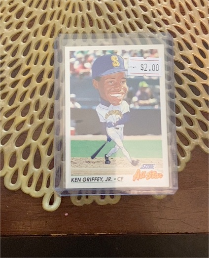 1992 Score #436 Ken Griffey Jr. All-Star Big Head Seattle Mariners — front
