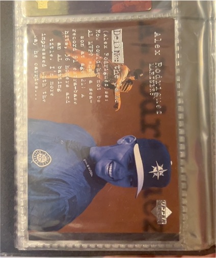 1998 Upper Deck #146 Alex Rodriguez Define the Game — front