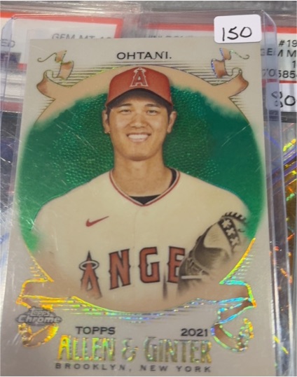 2021 Topps Allen & Ginter Chrome #25 Shohei Ohtani — front