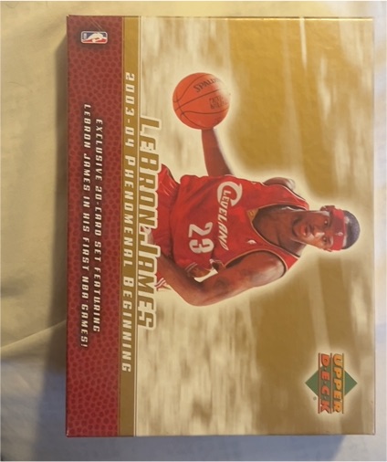 2003-04 Upper Deck LeBron James Phenomenal Beginning Box Set — front