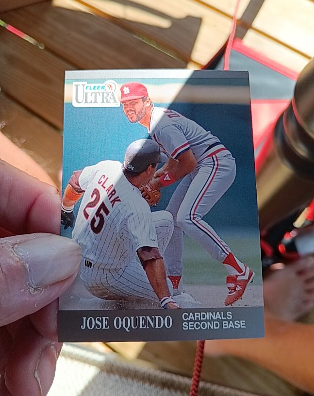 1991 Fleer Ultra #292 Jose Oquendo — front
