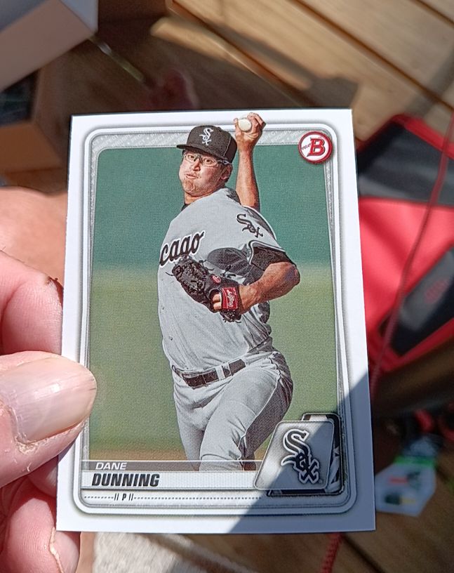 2020 Bowman #BP-92 Dane Dunning — front