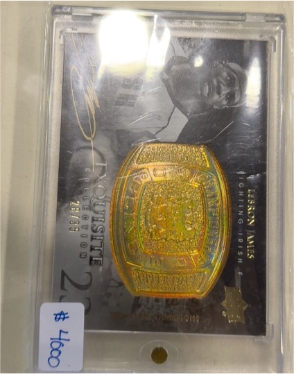 2011 Upper Deck Exquisite Collection Championship Bling LeBron James #CB-LJ — front