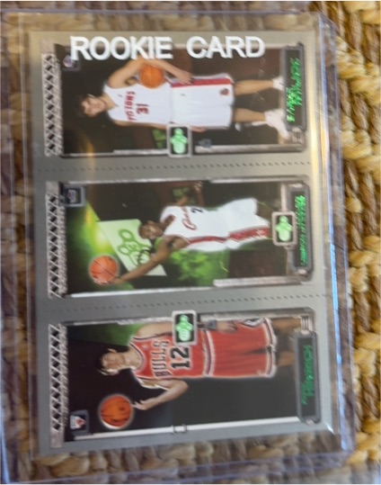2003-04 Topps Rookie Matrix LeBron James / Chris Bosh / Kirk Hinrich — front
