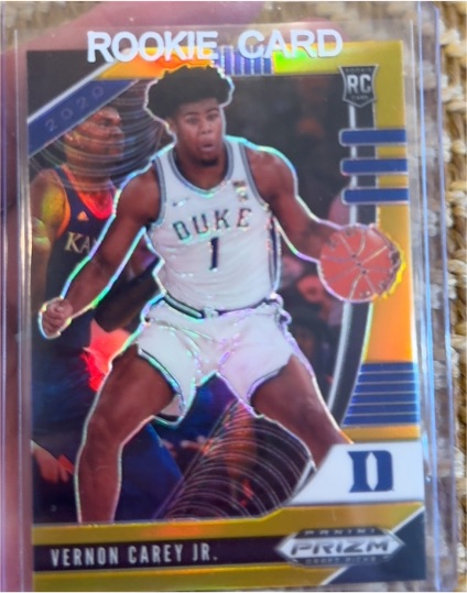 2020-21 Panini Prizm Draft Picks #67 Vernon Carey Jr. — front