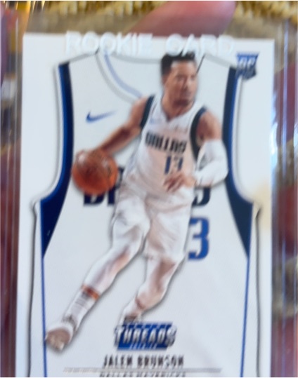 2018-19 Panini Threads Rookies Association #124 Jalen Brunson — front