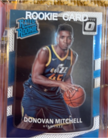 2017-18 Panini Donruss Optic #188 Donovan Mitchell — front