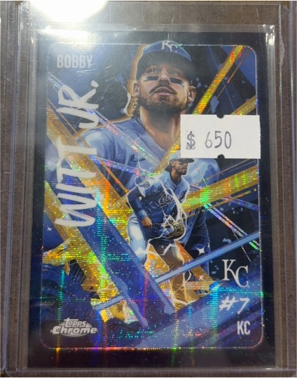 2026 Topps Chrome #UV-9 Bobby Witt Jr. — front