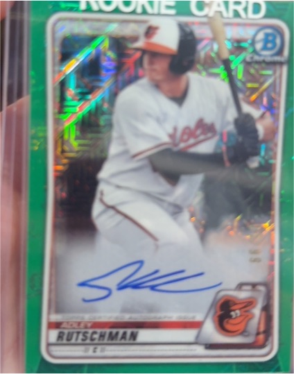2020 Bowman Chrome #BMA-AR Adley Rutschman — front