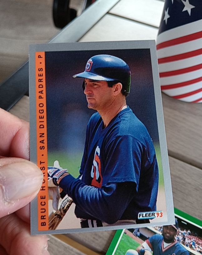 1993 Fleer #521 Bruce Hurst — front