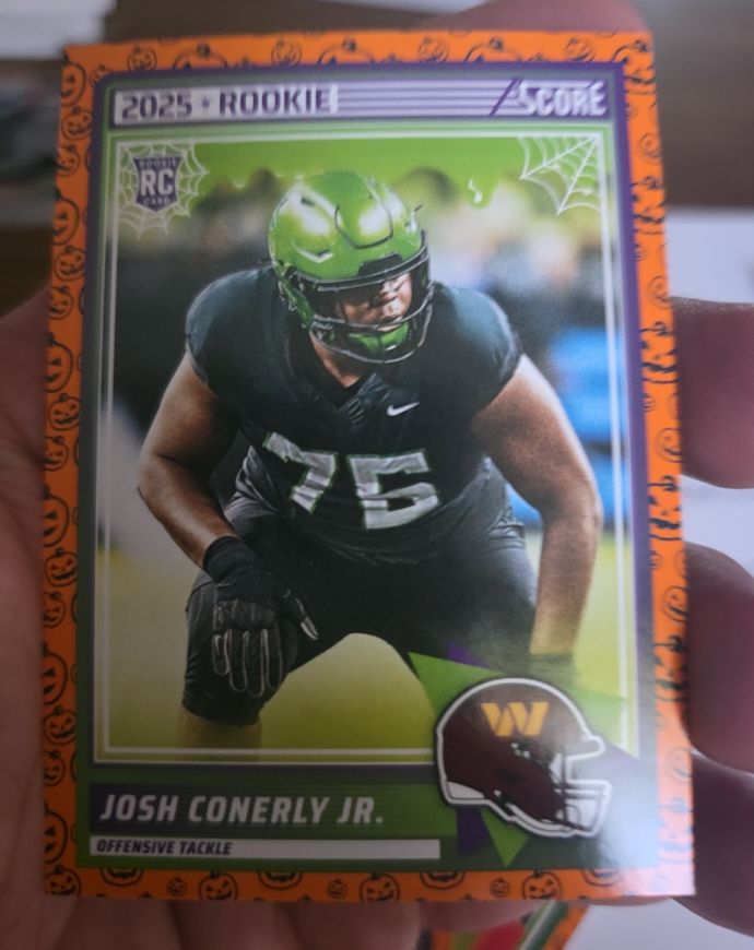 2025 Score-A-Treat #100 Josh Conerly Jr. — front
