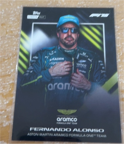2025 Topps Lights Out F1 #NNO Fernando Alonso — front