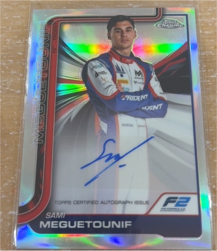 2025 Topps Chrome Formula 1 #CAC-MEG Sami Meguetounif — front