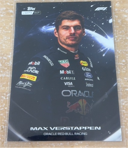 2026 Topps F1 Lights Out Max Verstappen — front