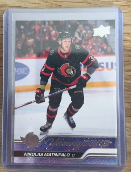 2023-24 Upper Deck Series 2 #495 Nikolas Matinpalo Young Guns — front