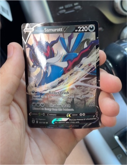 2022 Pokémon TCG Astral Radiance #101 Hisuian Samurott V — front