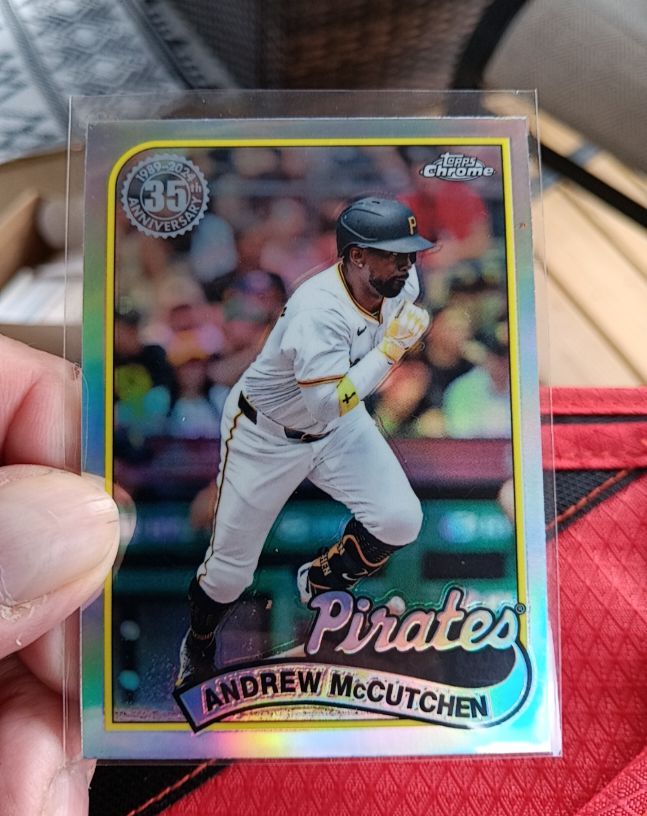 2024 Topps Chrome Update #89CU-19 Andrew McCutchen 1989 Pirates — front