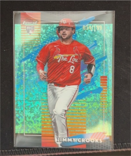 2026 Topps Finest #184 Jimmy Crooks — front