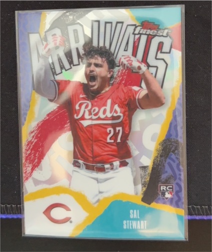 2026 Topps Finest Arrivals #A-17 Sal Stewart — front