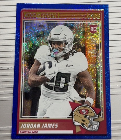 2025 Panini Score #47 Jordan James Rookie — front