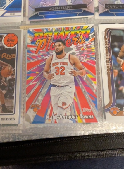 2023 Topps POWER players Karl-Anthony Towns — front