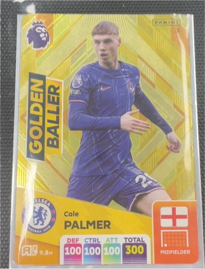 2025 Panini Adrenalyn XL Premier League #3 Cole Palmer Golden Baller Chelsea — front