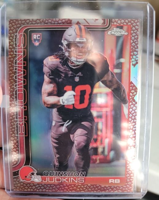 2025 Topps Chrome #325 Quinshon Judkins — front