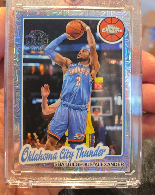 2025-26 Topps Chrome 1980-81 Mojo #TC-SG Shai Gilgeous-Alexander — front