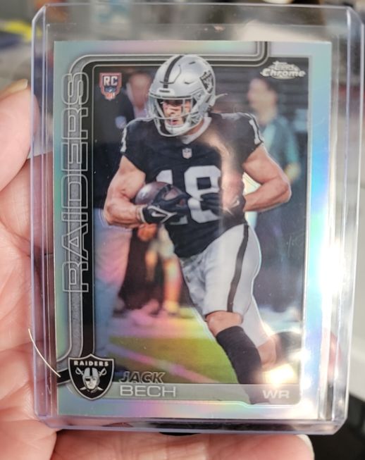 2025 Topps Chrome #388 Jack Bech Rookie Refractor — front