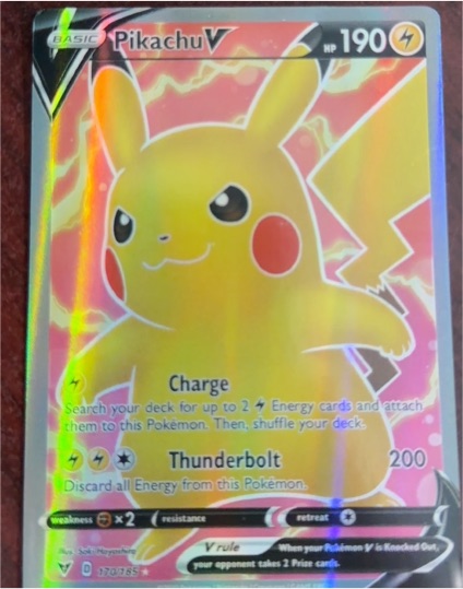 2020 Pokémon #170 Pikachu V — front