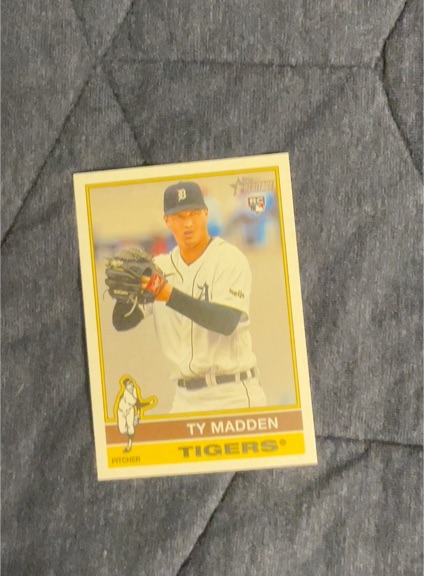 2025 Topps Heritage #162 Ty Madden — front