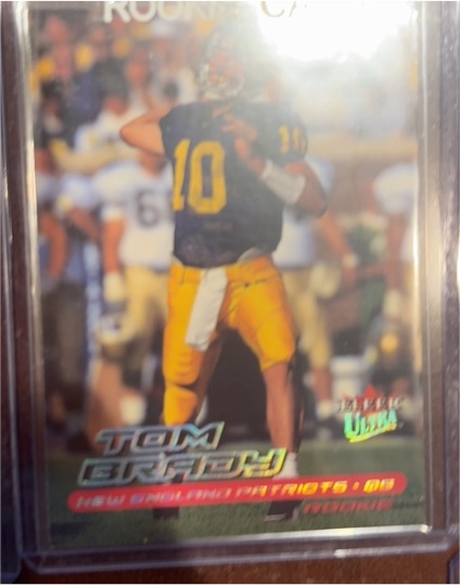 2000 Fleer Ultra #234 Tom Brady Rookie Card — front