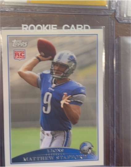 2009 Topps #430 Matthew Stafford Rookie Card — front