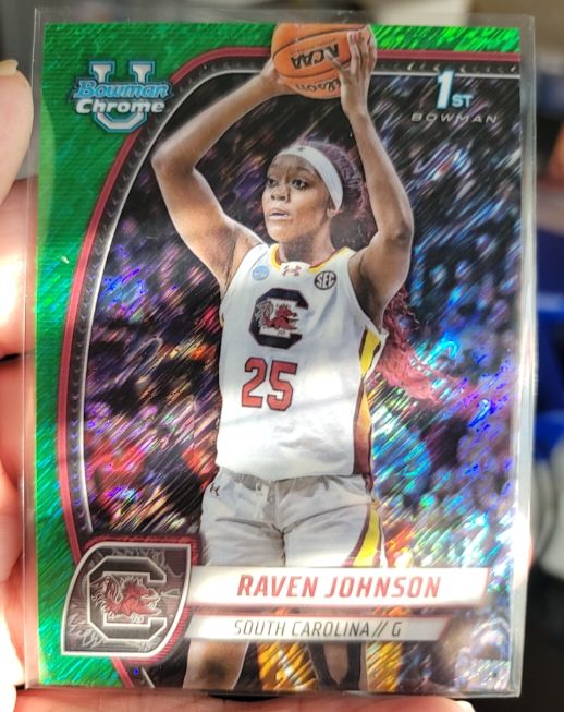 2024-25 Bowman Chrome #60 Raven Johnson — front