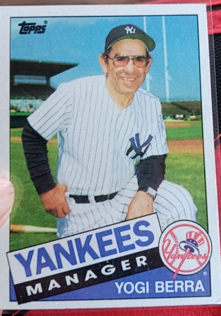 1985 Topps #155 Yogi Berra — front