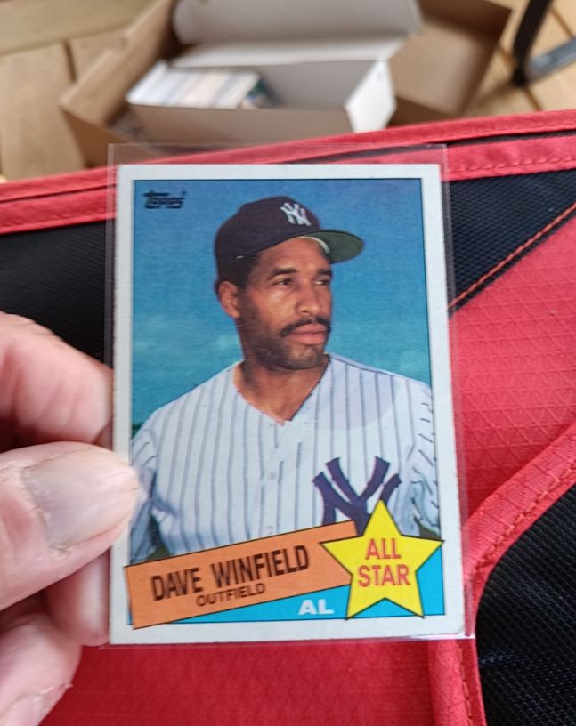 1985 Topps #705 Dave Winfield All-Star — front