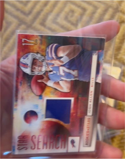 2018 Panini Rookies & Stars Star Search Relics #SS-5 Josh Allen — front