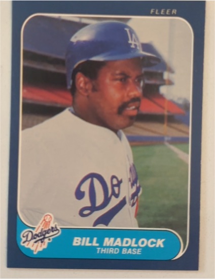 1986 Fleer #135 Bill Madlock — front