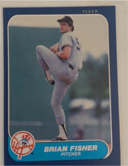 1986 Fleer #104 Brian Fisher — front