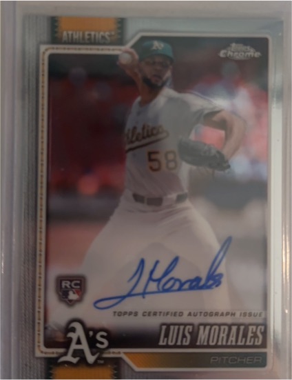 2026 Topps Chrome #RA-LMO Luis Morales — front