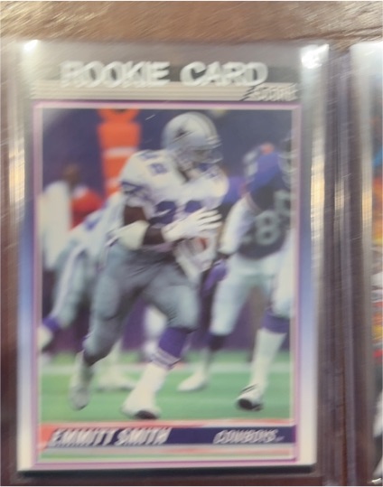 1990 Score Supplemental #101T Emmitt Smith Rookie Card — front