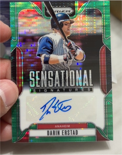 2025 Panini Prizm Sensational Signatures #SS-DE Darin Erstad — front