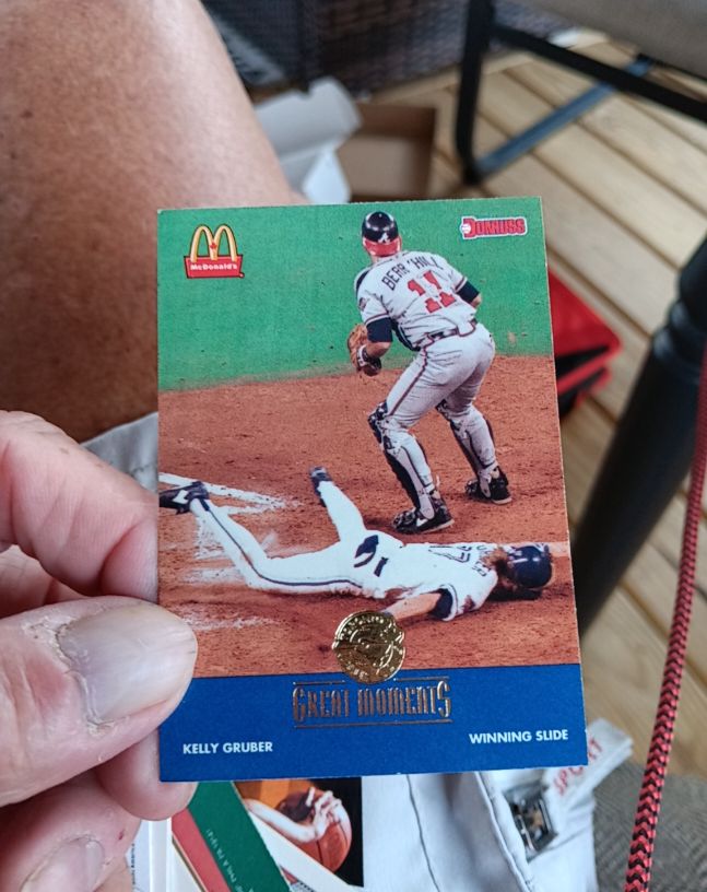 1993 Donruss McDonald's #117 Kelly Gruber — front