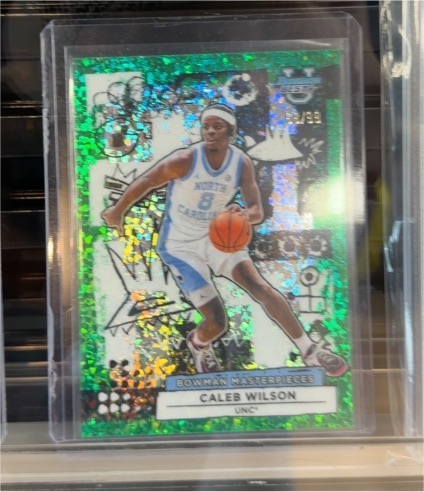 2025 Bowman Masterpieces #BCP-83 Caleb Wilson — front