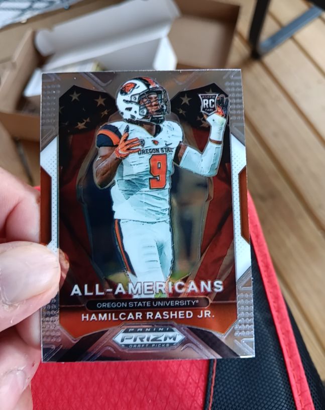 2021 Panini Prizm Draft Picks #189 Hamilcar Rashed Jr. All-Americans — front